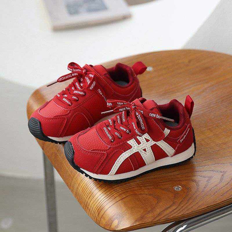 Детские кроссовки Forrest Gump 2025 кожаные новые весенне-осенние спортивные кроссовки для мальчиков универсальные повседневные туфли 1-7 лет женские для малышей