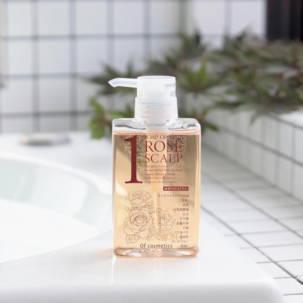 A Healthy Scalp and Medicated Soap of Hair Scalp 265ml Rose Bouquet Scent Ofcosmetics [For Scalp] 1-RO [Quasi-drug]