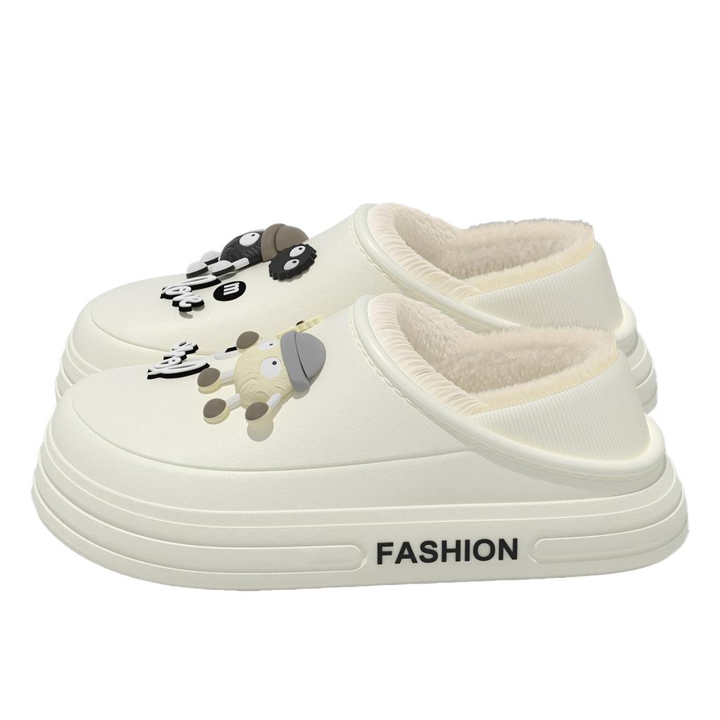 Внешние хлопковые тапочки зимняя сумка на каблуке теплые новые домашние водонепроницаемые нескользящие утолщенные парные хлопковые туфли