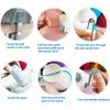 Yarn Ball Winder Hand Operated Winding Wool Winder Machine Yarn String Ball Winder, Convenient Ball Winder for Yarn Tabletop Clamp, White and Gray