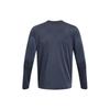 Under Armour T Shirts Men's Gray Blue Crew Neck Moderate Straight Fit Unisex 1376787-044