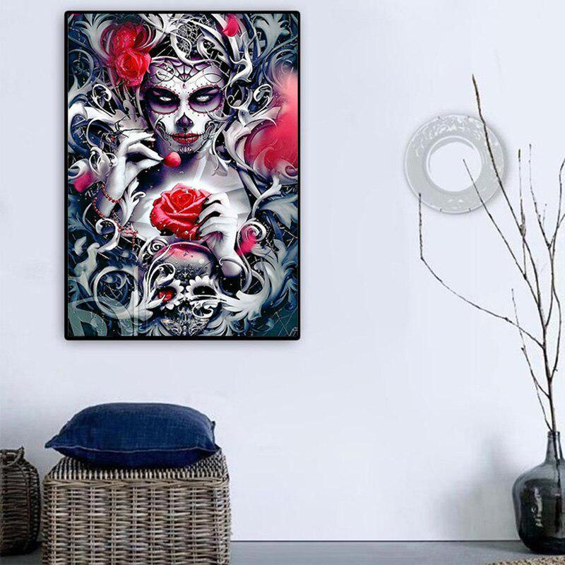 Embroidery Flowers Diamond Painting Full Square Cross Stitch Orchid Home Decorative