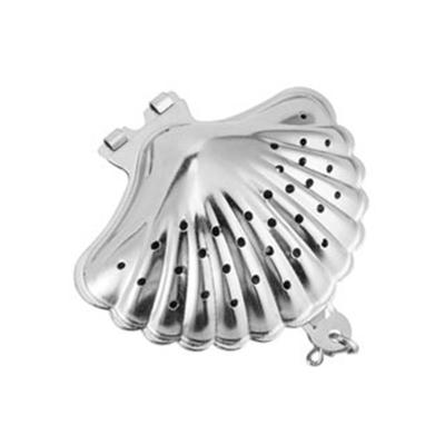 Заварочный чайник с крючком, многоразовый чайник из нержавеющей стали, симпатичный свободный чайник в форме ракушки