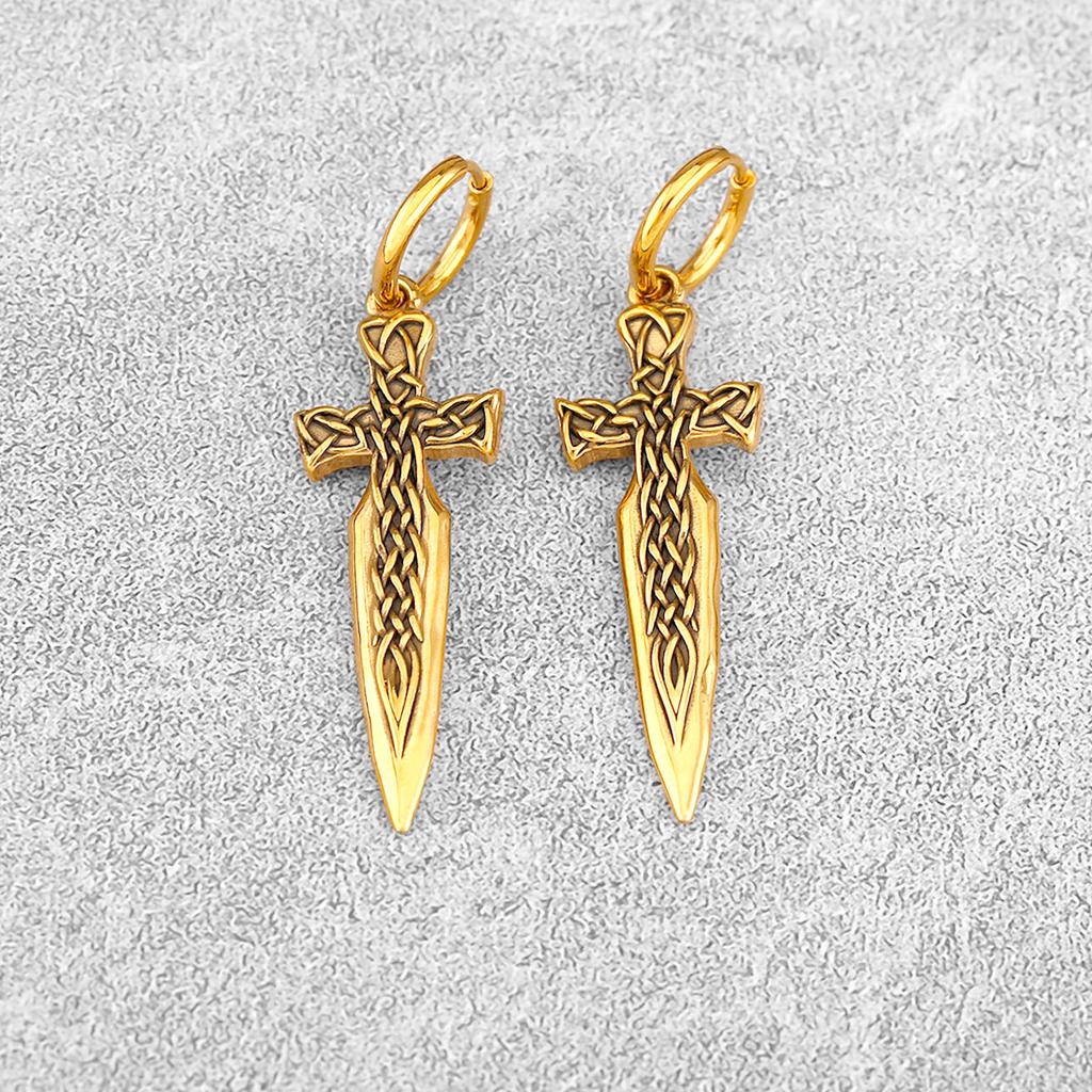 Классические серьги в стиле викингов из стерлингового серебра 925 пробы, скандинавские мужские винтажные скандинавские амулеты, ювелирные изделия-гвоздики, аксессуары для вечеринок