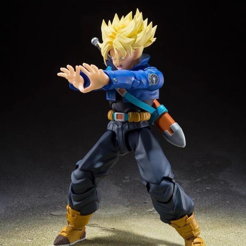 Фигурка аниме Dragon Ball Z Гохан Транкс Супер Сайян Транкс Фигурка Действия Статуэтка из ПВХ Модель Декор для Стола Коллекция Подарок Игрушка