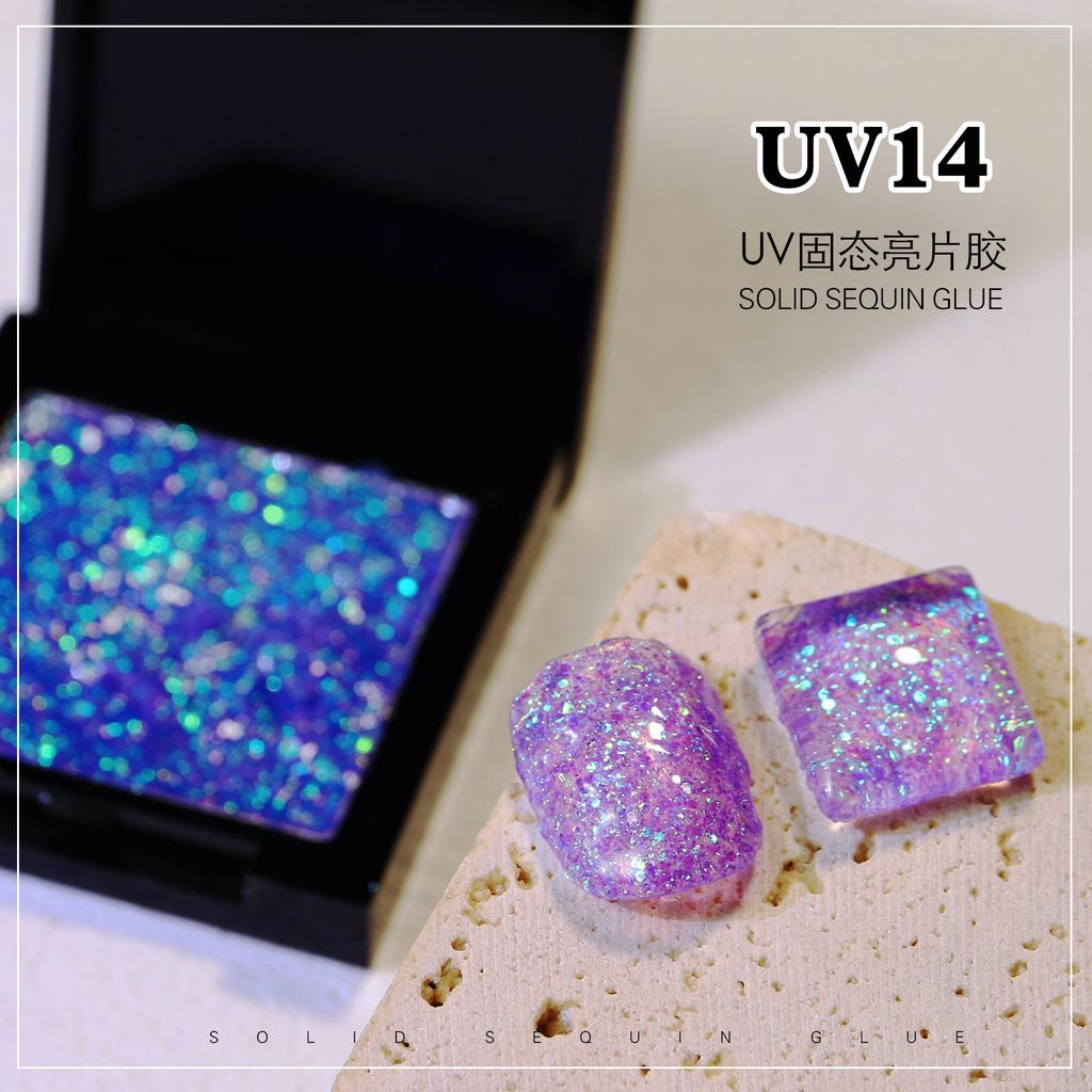 Nail Art Japanese Uv Solid Sequin Glue Nail Polish Glue Фототерапевтический клей Solid Glitter Sequin Glue Factory