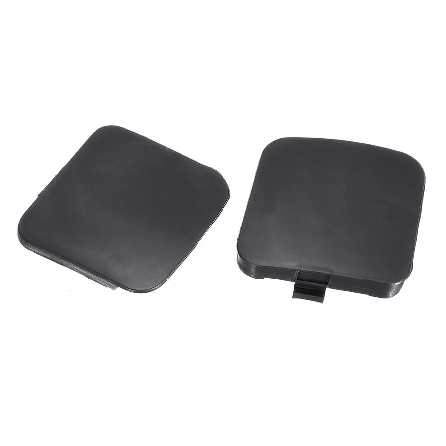 2x Крышка заглушка проушины буксировочного крюка переднего бампера черная для Toyota RAV4 2009 2010 2011 2012