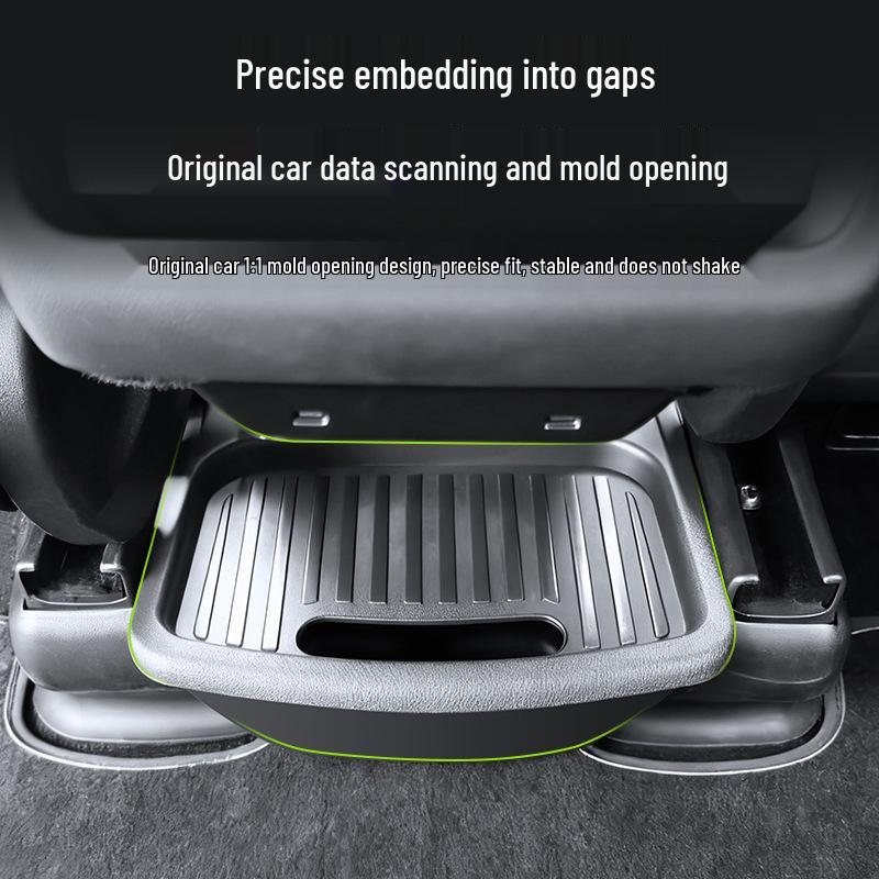 Tesla Model YY L Rear Seat Trash Can Storage Box