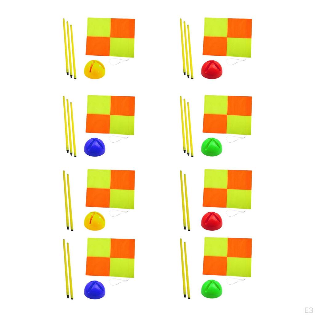 Футбольный уголок с флагом, футбольное поле, игровое оборудование для