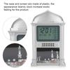 1Pcs Plastic Islamic Prayer Digital Calender Time Display Alarm Wall Clock(grey)