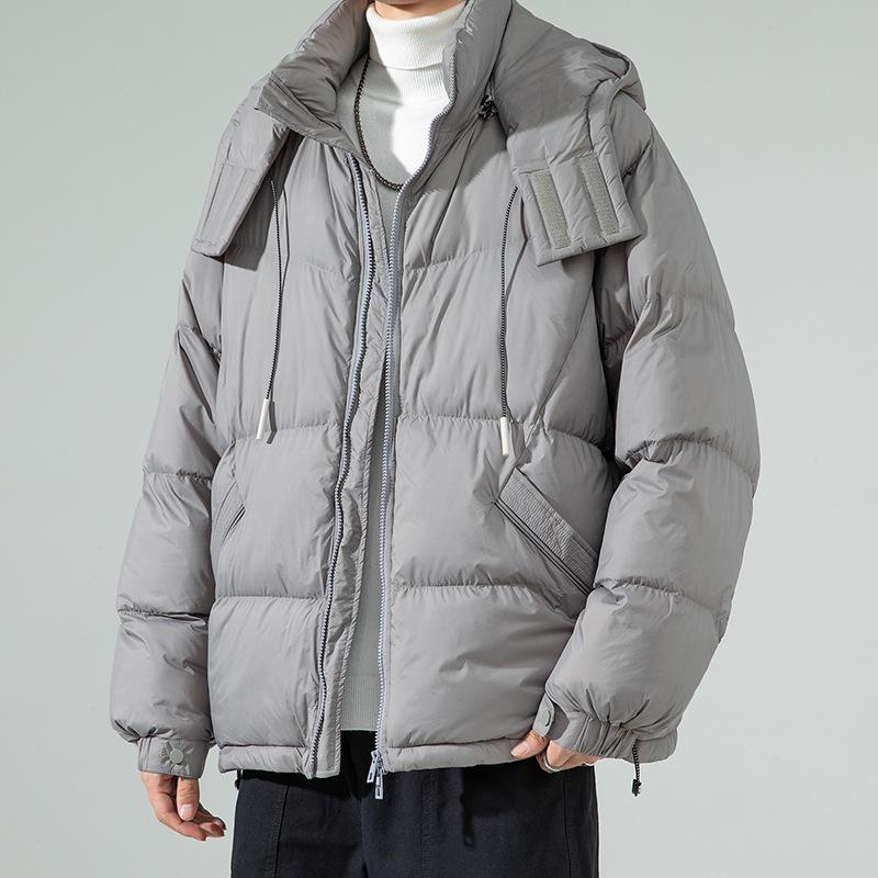 Autumn and Winter Down Jacket New Minimalist and High-end Men's 90 White Duck Down Casual Trend Fashion Versatile Jacket