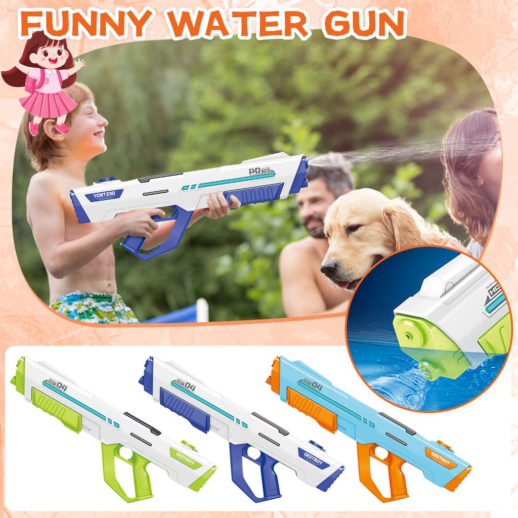 Powerful Electric Water For Kid/Adult, Automatic Auto Water Guns , Squirt Guns Blaster For Summer Pool/Beach Toys