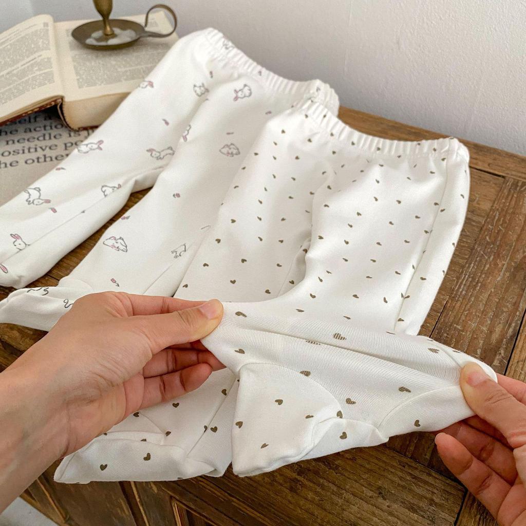 Весна 2024 Новые детские милые хлопковые колготки с принтом