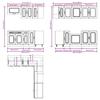 11 Piece Kitchen Cabinet Set Kalmar Black Wood Based Material