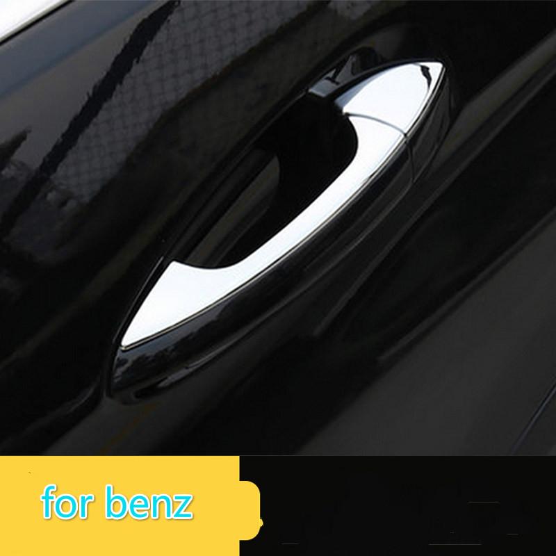 FUNDUOO for Mercedes Benz B C E GLK ML CLA Class W246 W166 W117 X204 W204 W212 Car Door Handle Cover Trim Styling