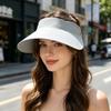 Шляпа для защиты от солнца с пустым верхом, складная, для улицы, путешествий, летняя, пляжная