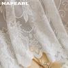 1 шт. NAPEARL Французская ретро кружевная короткая занавеска, деревенский стиль, легкая прозрачная занавеска для гостиной, кухонного шкафа, окна, домашний декор