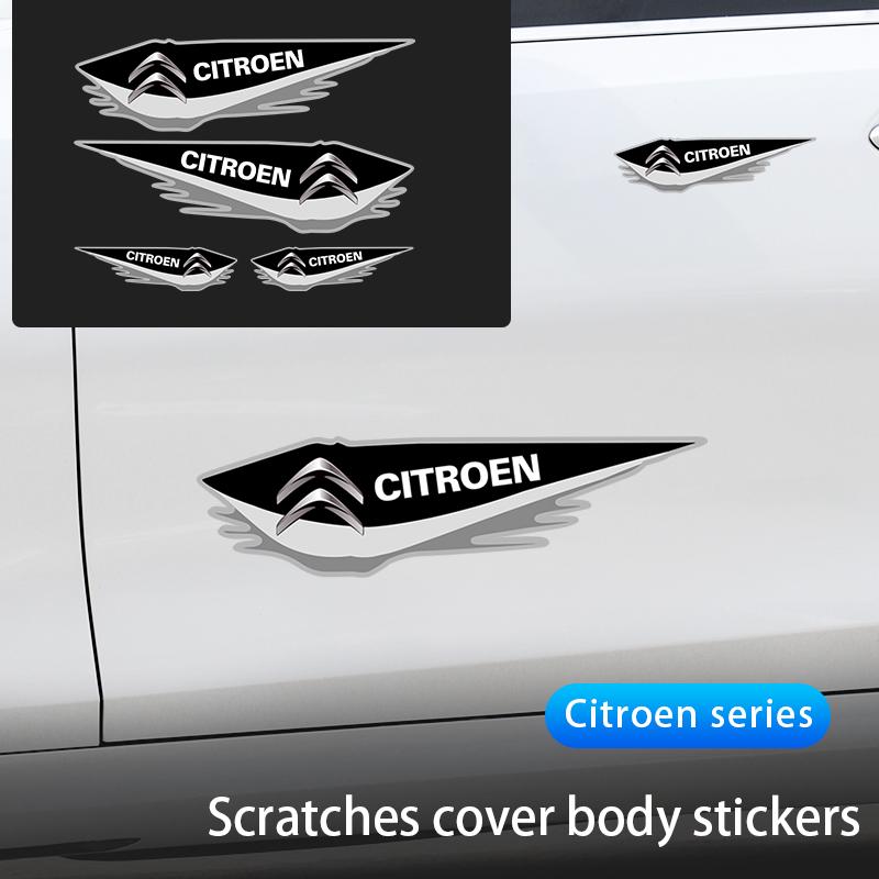 Citroen Car Rearview Mirror Door Sideways Side Decoration Stickers For Citroen C8 DS3 C6 C3 Vts C4 Saxo C4L C5 C2 C1 Xsara C3-XR and123