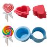 Heart And Circle Cake Pop Cutter Set 2-in-1 Plastic Cake Mold for Uniform Baking Cake Plunger Cutter