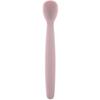 Pantheon Silicone Early and Middle Baby Food Spoon + Case, Baby Pink, 1 Piece