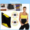 Black Neoprene Body Shaping Yoga Pants With Waist Belt For All Seasons Fitness