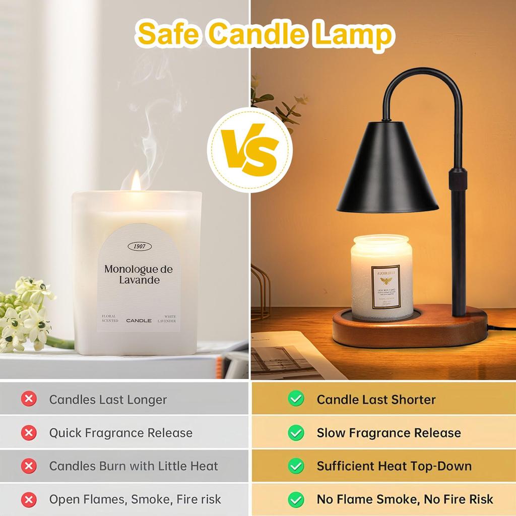 Night Light – OWOSALD – Black, Adjustable Height, 110V/220V – ANL-BK01