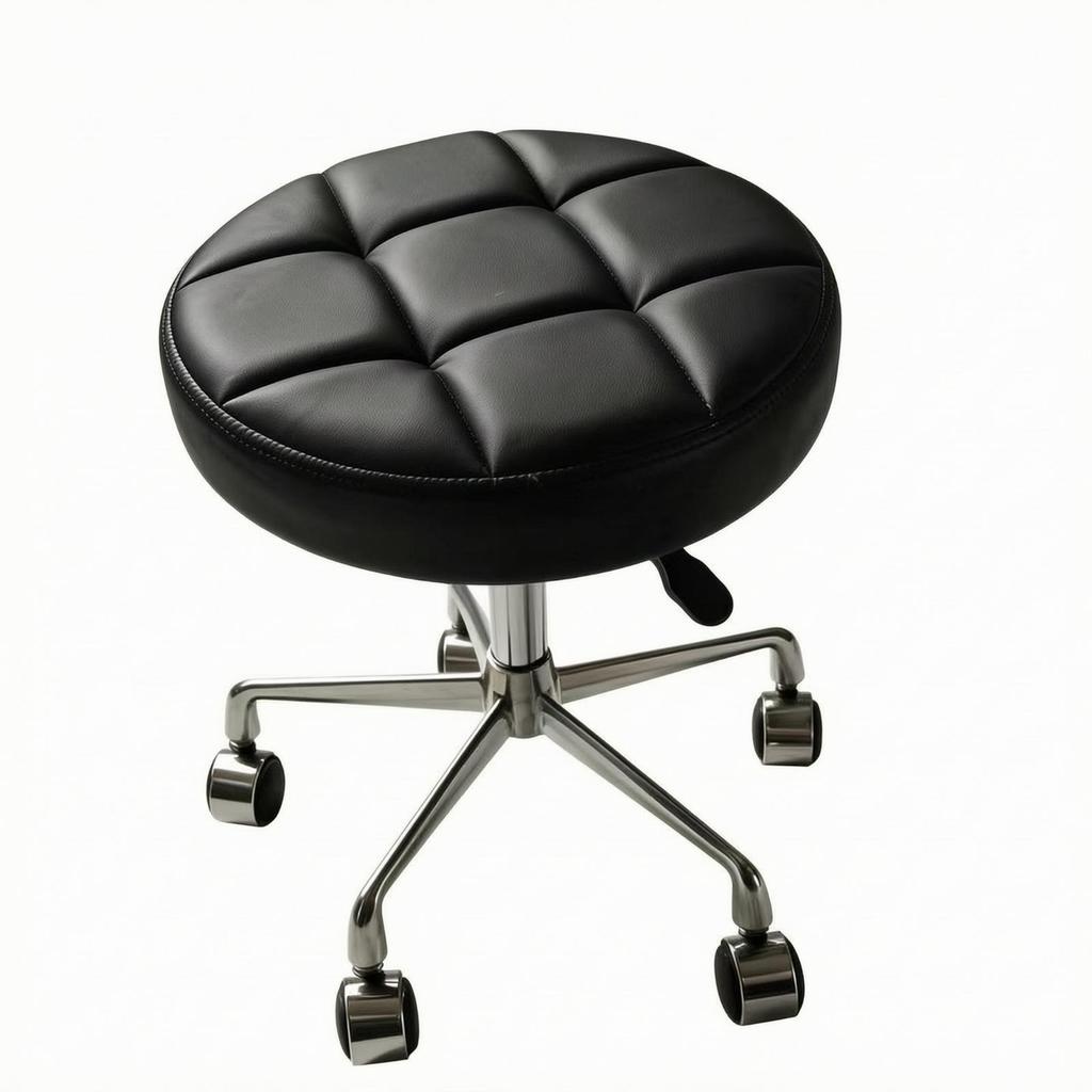 Adjustable Salon Seat with Caster Wheels Stable Stool Classic