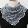 Triangle Lace Triangle Scarf Hollow Headband Fashion Girl Headscarf  Office Lady