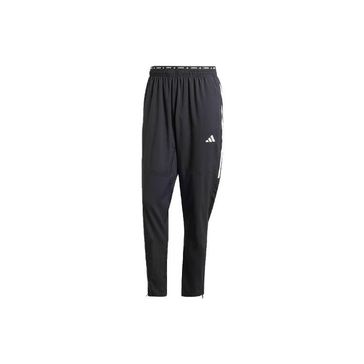 adidas Спортивные брюки Own The Run с 3 полосками, вязаные, мужские, черные IK4982