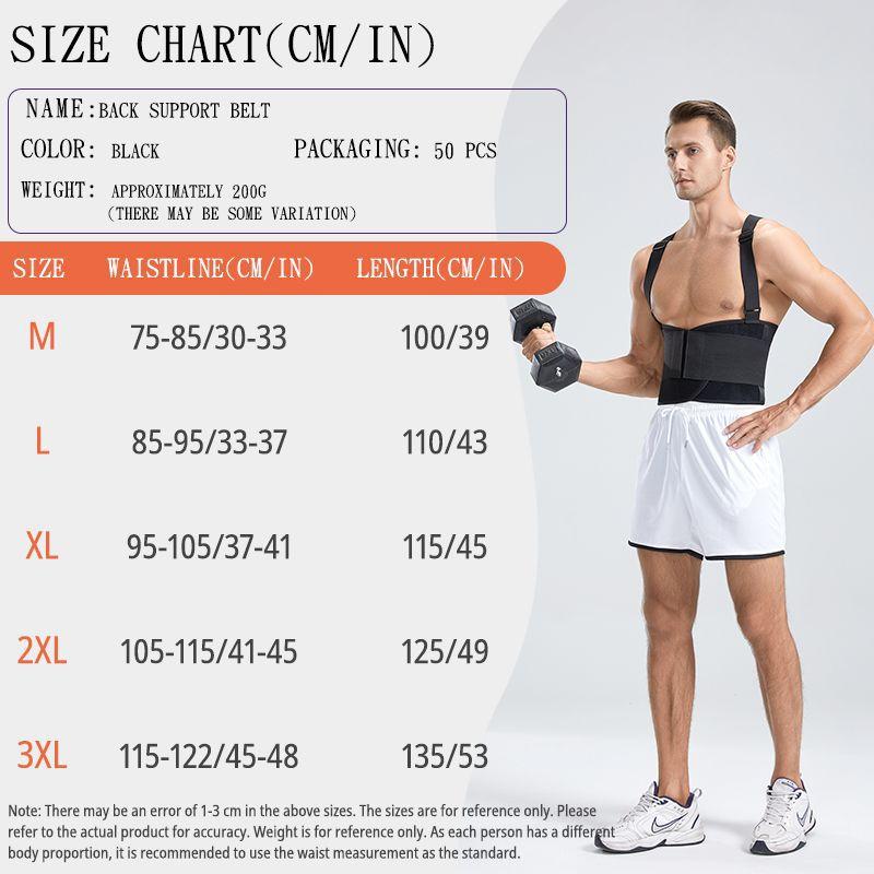 Adjustable Work Back Brace for Men Women Provides Lower Back Pain Relief on the Job