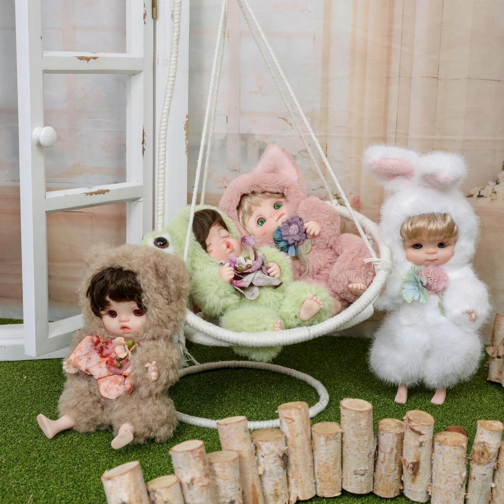 Cloveray Милая Реалистичная Кукла Реборн со Сменной Виниловой Успокаивающей Одеждой, Кукла, Игрушка, Подарок на День Рождения 10 дюймов, (Имя Коко) (Лиса)