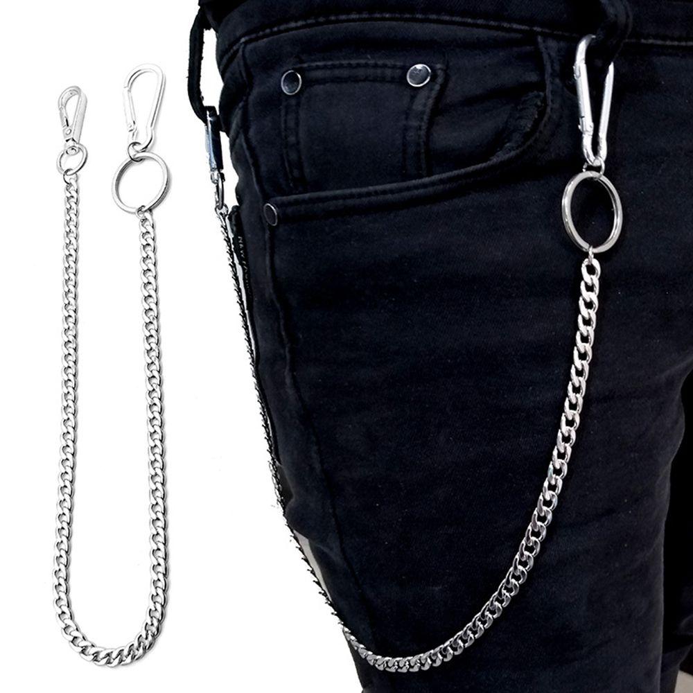 Unisex Jeans Long Chains Big Ring Punk Metal Belt Chain Wallet Chain Trousers Chains Key Chains