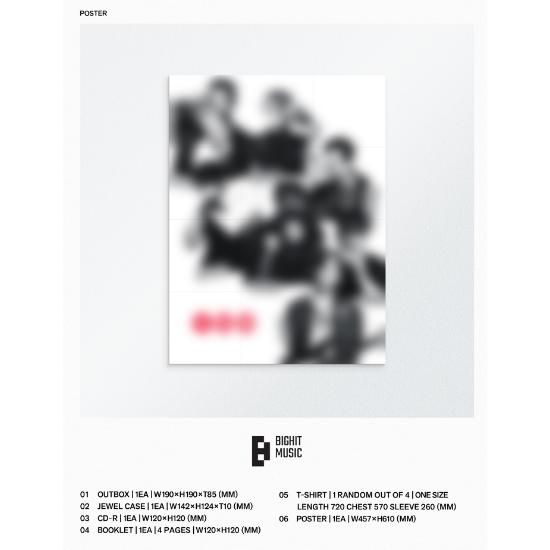 BTS 'ARIRANG' Футболка CD-бокс-сет Официальный Ограниченный тираж
