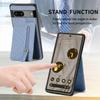 Zipper Wallet Cards Solt Case for Google Pixel 7 7 Pro 7A 6 6Pro 6A Coin Purse Carbon Fibre Pocket Cover Car Holder Magnet Funda