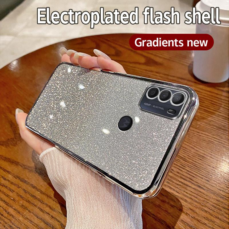 Чехол для телефона Motorola Moto G50 5G с блестящим покрытием, силиконовый, мягкая задняя крышка для объектива камеры