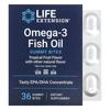 Жевательные конфеты с рыбьим жиром Omega 3, тропические фрукты, 36 жевательных конфет