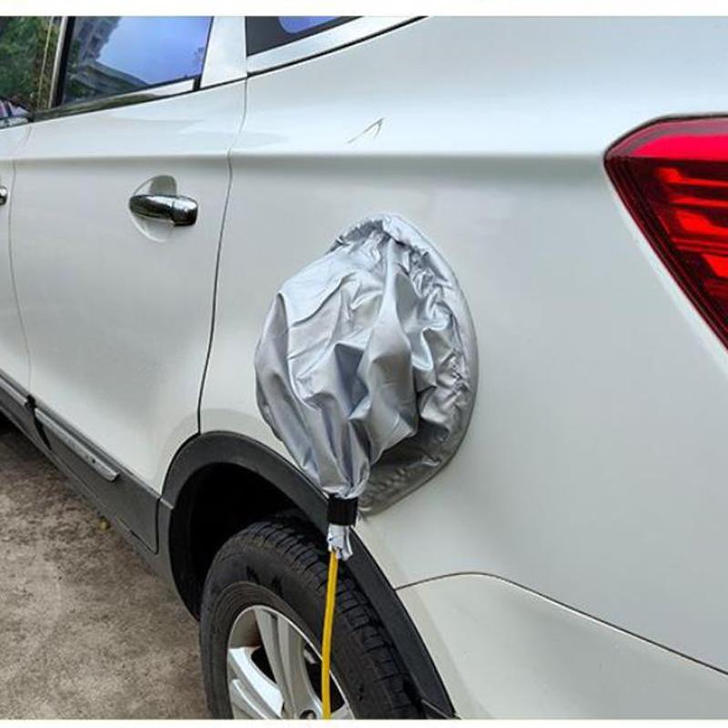 Electric Car Charger Plug Port Rain Cover Dustproof Magnetic EV Charging Port Protection Cover for New Energy Car