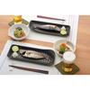 Kanese Minoyaki Heat-Resistant Whole Fish Grill Plate (1 Plate), Black, Approx. 10.0cm Deep x 28.0cm Wide x 4.0cm High, Product Number: 20116154