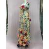 Women's Summer Three-dimensional Flower Embroidery Wrap Hip Sexy Dresses