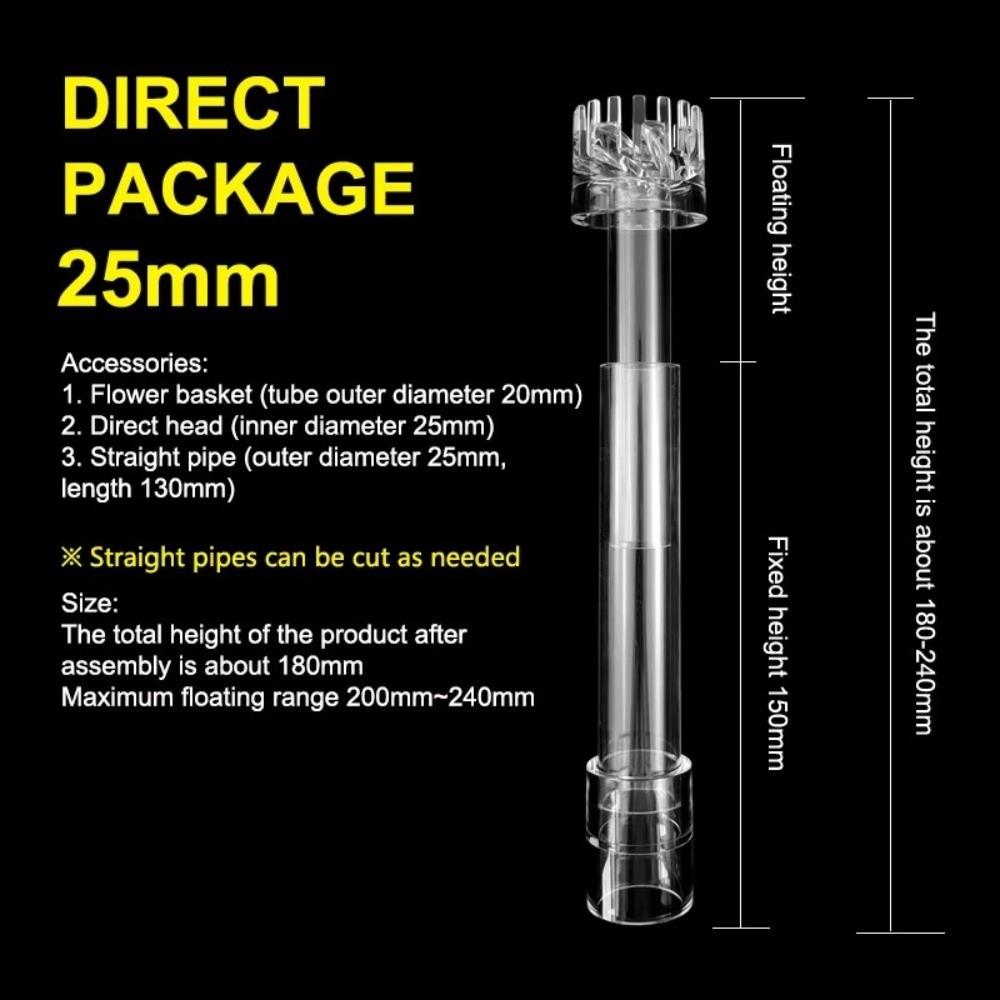 Поверхностный Аквариумный Водный Растение Бак Фильтр Водное Растение Акриловый Лили-Трубка Вращающийся Аквариум Аксессуары