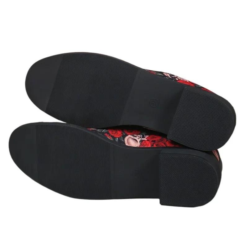 Модная женская обувь Модная женская обувь One Kick на плоской подошве Осенняя обувь с круглым носком Разноцветная повседневная удобная обувь на низком каблуке Большие размеры