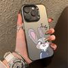 Мультяшная пара подходит для чехла на мобильный телефон Apple 16promax iPhone14/15 жесткий чехол 8plus матовый 11/7.