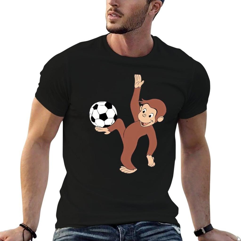 Curious George 3 Tshirt Basic Plain Tee For Spring And Summer