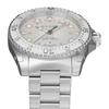Gucci DIVE часы, циферблат из нержавеющей стали, сапфировое стекло, кварцевые, 40 мм, швейцарские часы, YA136336, серебристые.