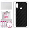 apgo Protective Skin Sticker for the Back Compatible with Lenovo K10 Plus, Wrap Film, Foil, Vinyl - Pattern Carbon Black