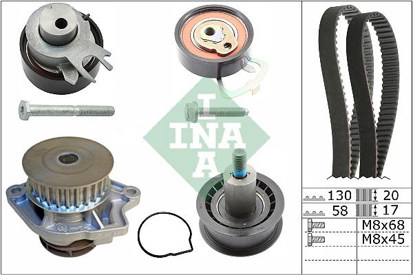 Timing Belt Kit Vw Caddy Iii 03> 1.4