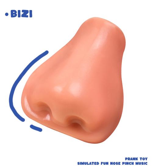 Simulation Nose Squeeze Toy Anxiety Relieving Nose Shape Sensory Toy Soft Stretchy Stress Ball Focus Aid Relaxation Tools