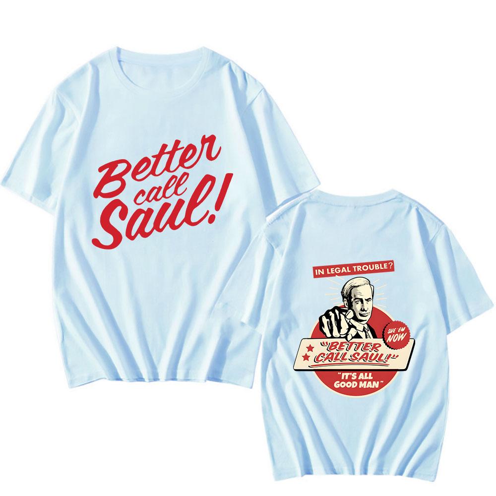 Футболки Better Call Saul It's All Good Man для мужчин/женщин, унисекс, повседневные футболки, 100% хлопок