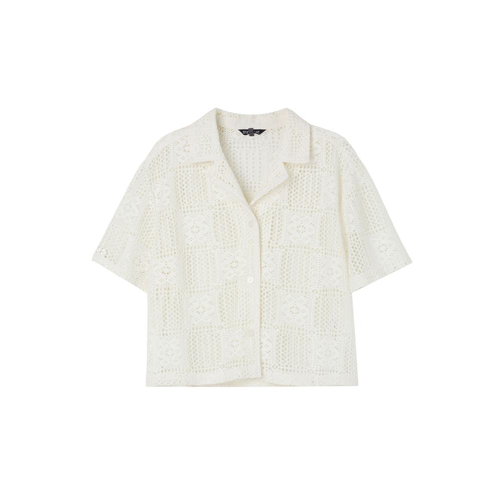 LAP Crochet Summer Short Sleeve Shirt As2Wb660