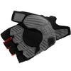 Komine GK-2593 Protective Fingerless Mesh Gloves for Motorcycles Black Red M